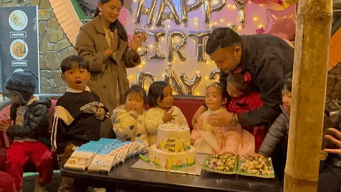 Birthday celebration at Chiya Center