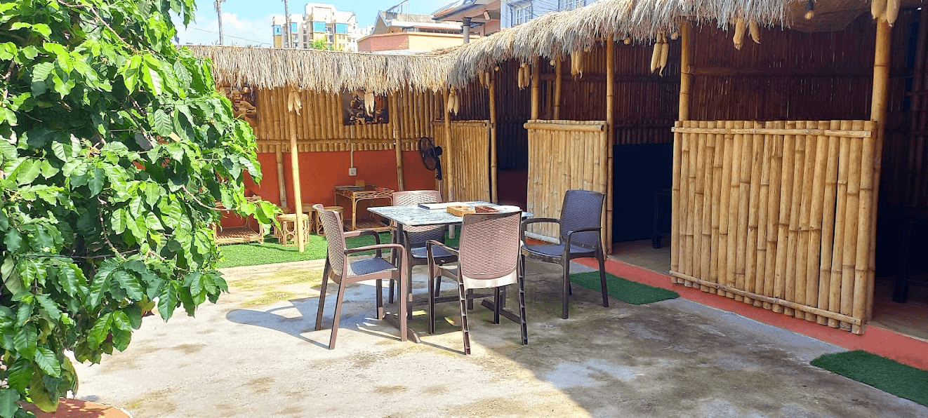 Outdoor seating area